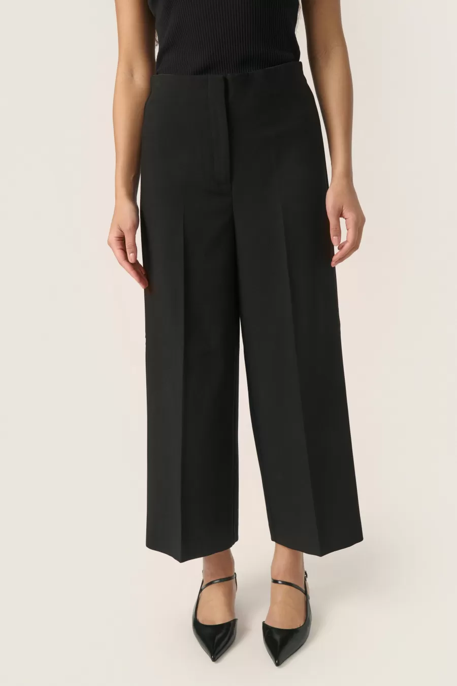 Soaked in Luxury SLCorinne Cropped Trousers | Pants