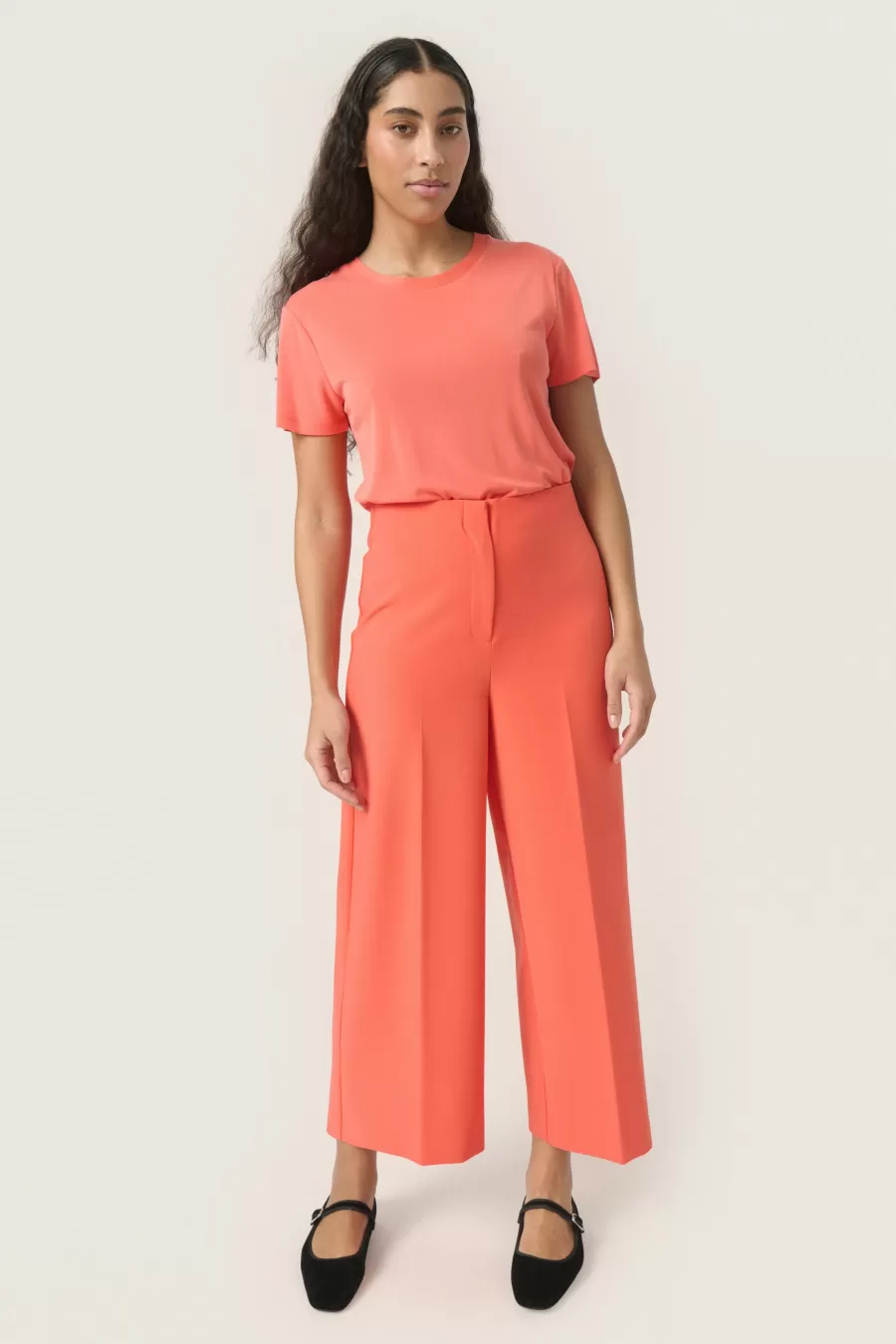 Soaked in Luxury SLCorinne Cropped Trousers | Pants