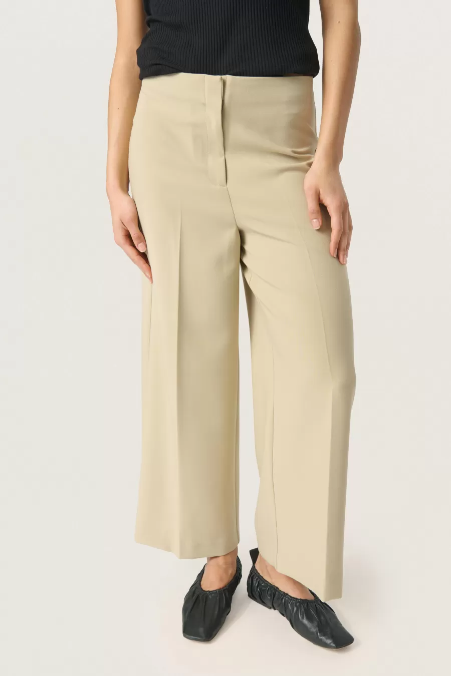 Soaked in Luxury SLCorinne Cropped Trousers | Pants