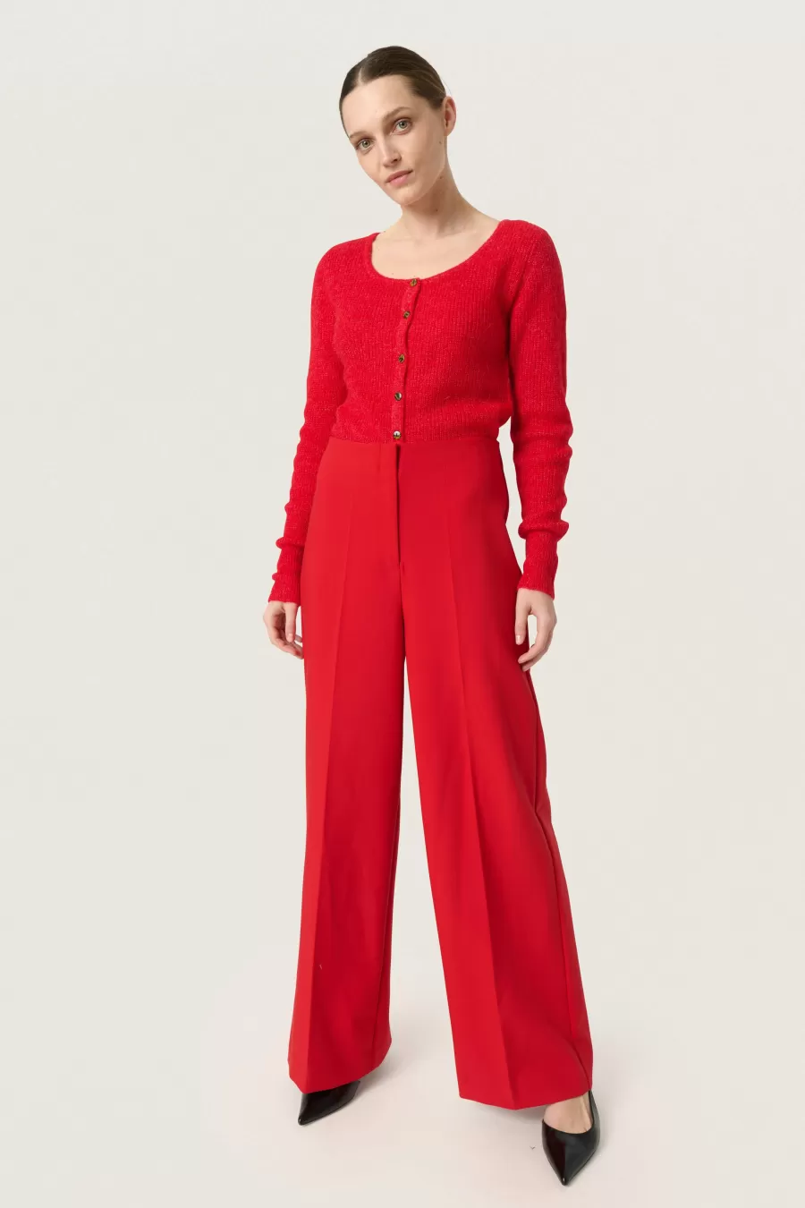 Soaked in Luxury SLCorinne Wide Trousers | Pants | Suiting