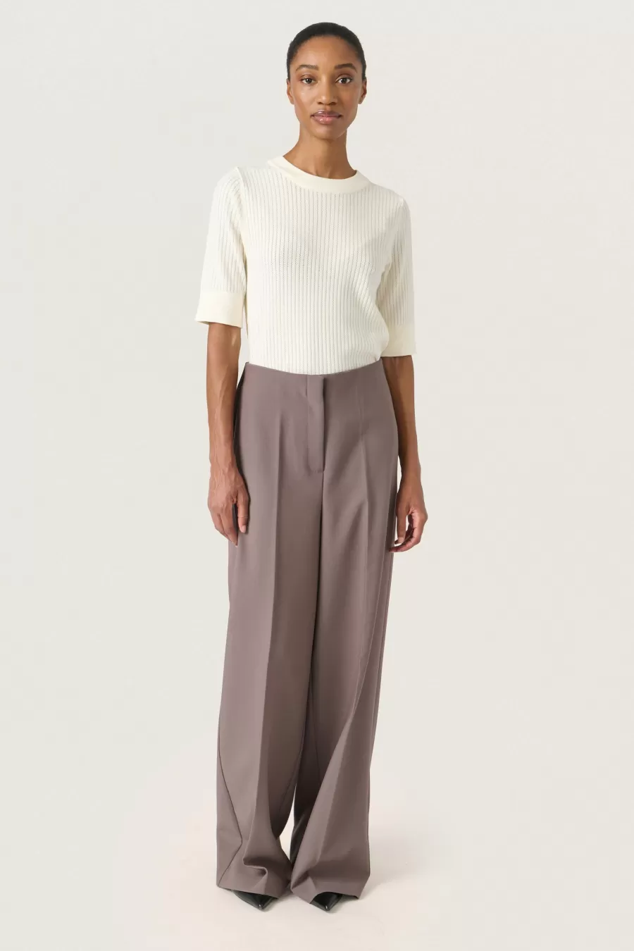Soaked in Luxury SLCorinne Wide Trousers | Pants | Holiday Bliss