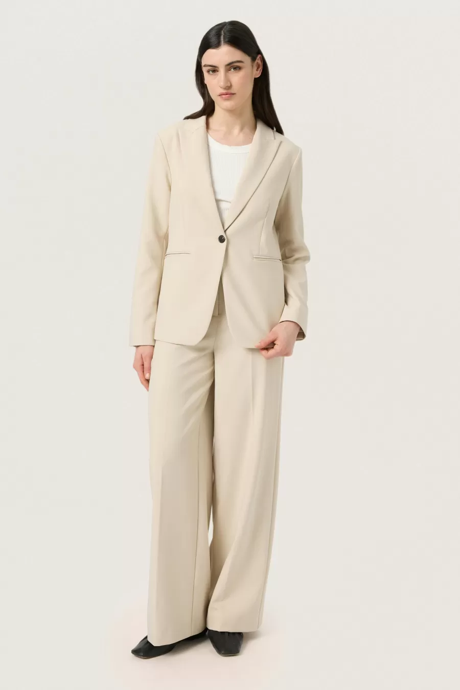 Soaked in Luxury SLCorinne Wide Trousers | Pants | Suiting