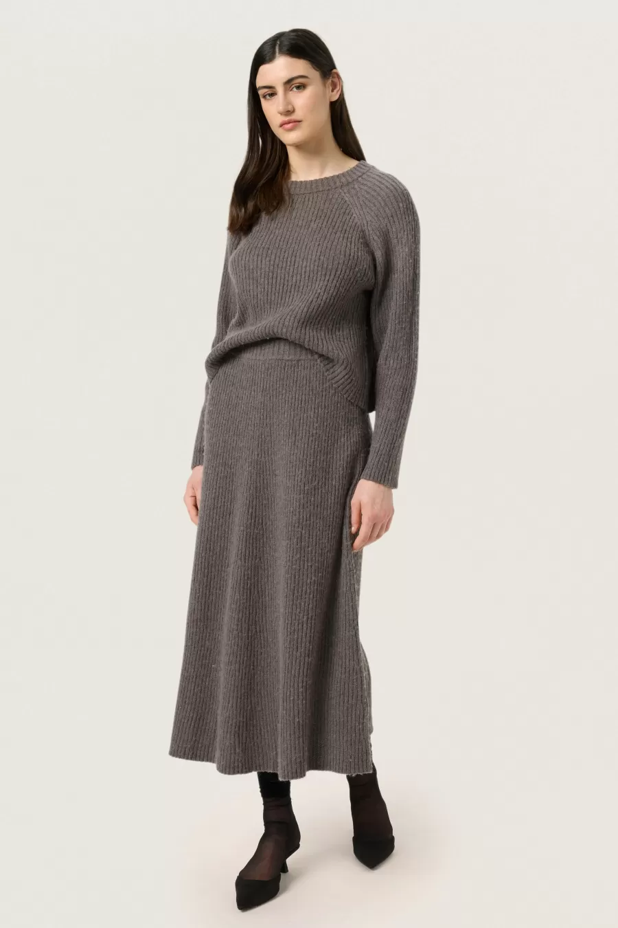 Soaked in Luxury SLDitta Skirt | Holiday Bliss | Wool Edit