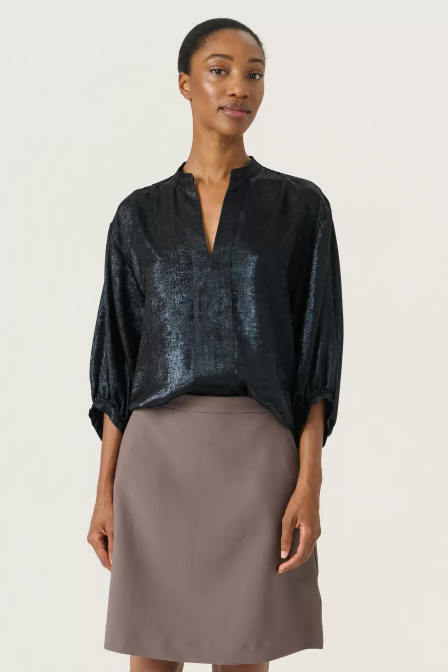 Soaked in Luxury SLElvie Blouse | Holiday Bliss | Occasionwear
