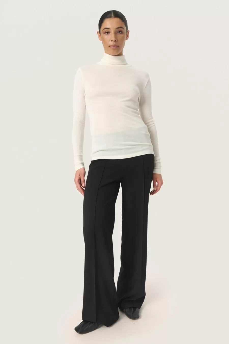 Soaked in Luxury SLFauna T-shirt | Wool Edit | Transeasonal Edit