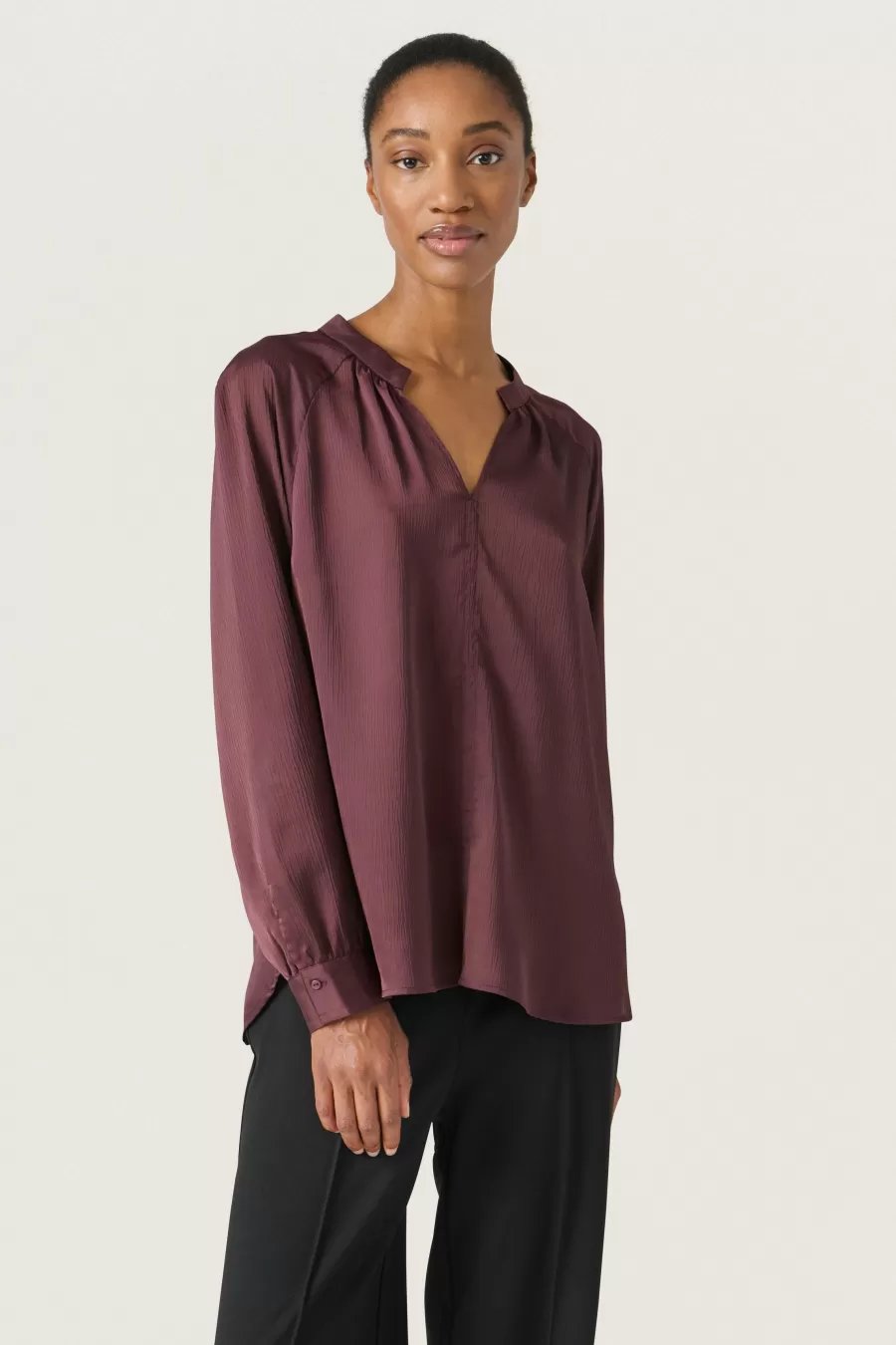 Soaked in Luxury SLIoana Blouse | Holiday Bliss | Shirts & Blouses