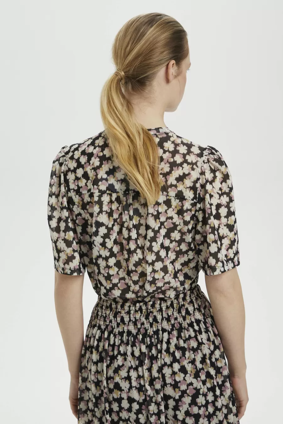 Soaked in Luxury SLLettice Top SS | T-shirts & Tops