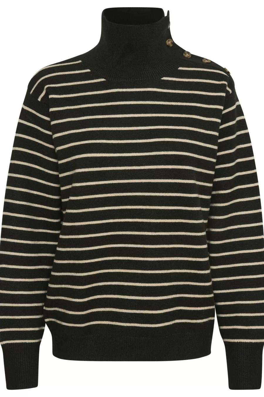Soaked in Luxury SLLyrica Stripe Pullover LS | Knitwear