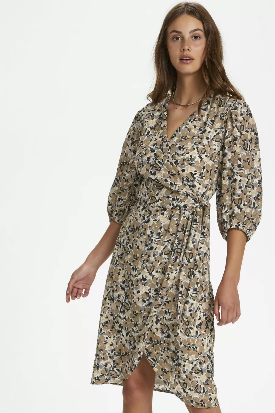 Soaked in Luxury SLMelrose Wrap Dress | Dresses