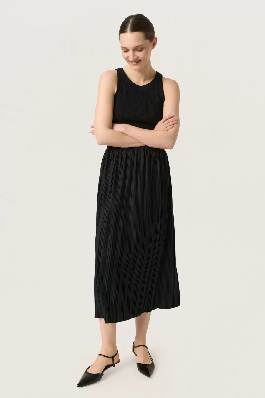 Soaked in Luxury SLSivone Pleated Skirt | Occasionwear | Skirts